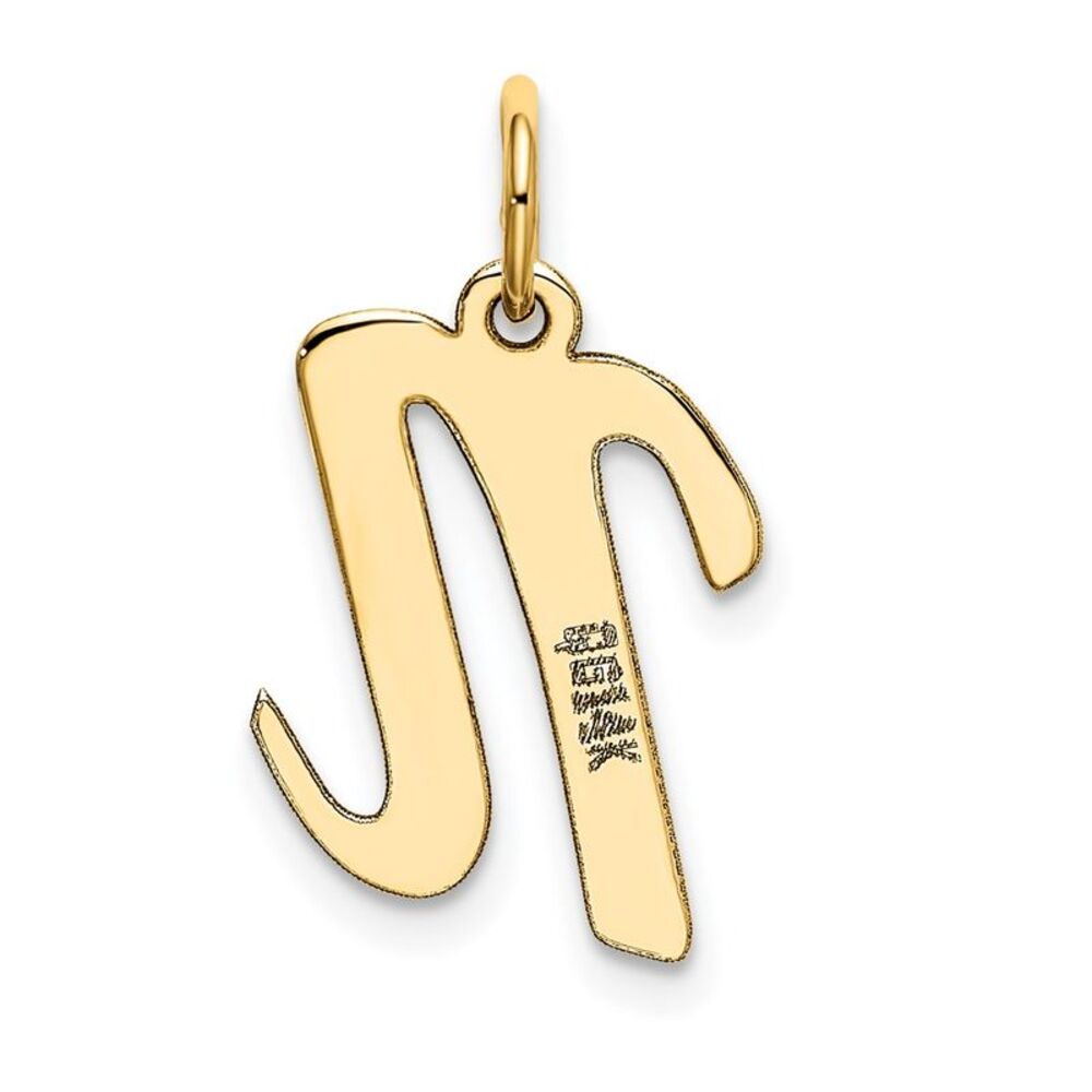 Kazi Luxury 14k Yellow Gold Medium Script Letter … - image 3